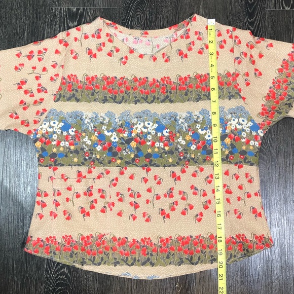 Vintage Floral Retro Blouse - Picture 7 of 9